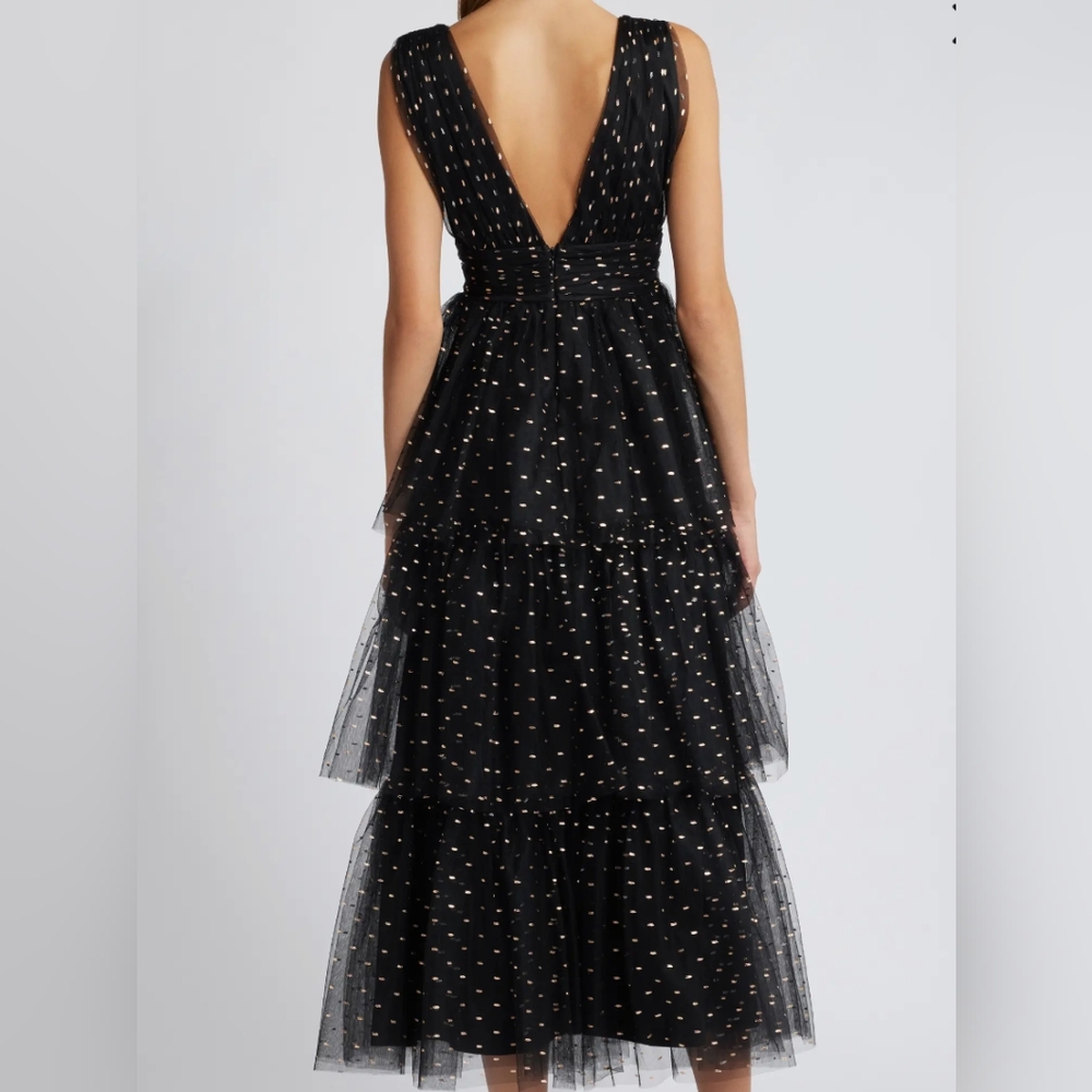 Lulus Tiered Cocktail Dress - Picture 2 of 3